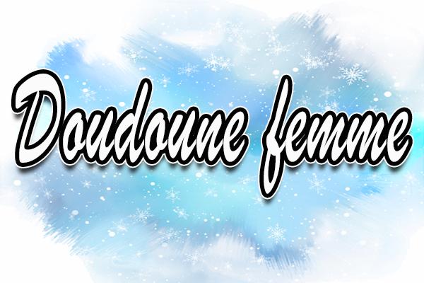 Doudoune femme
